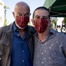 Cops 2 - Una banda di poliziotti: Claudio Bisio e Francesco Mandelli sul set del primo episodio