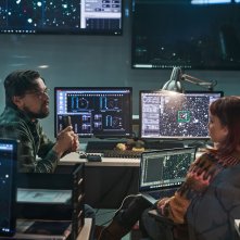 Don't Look Up: Leonardo DiCaprio e Jennifer Lawrence in una sequenza