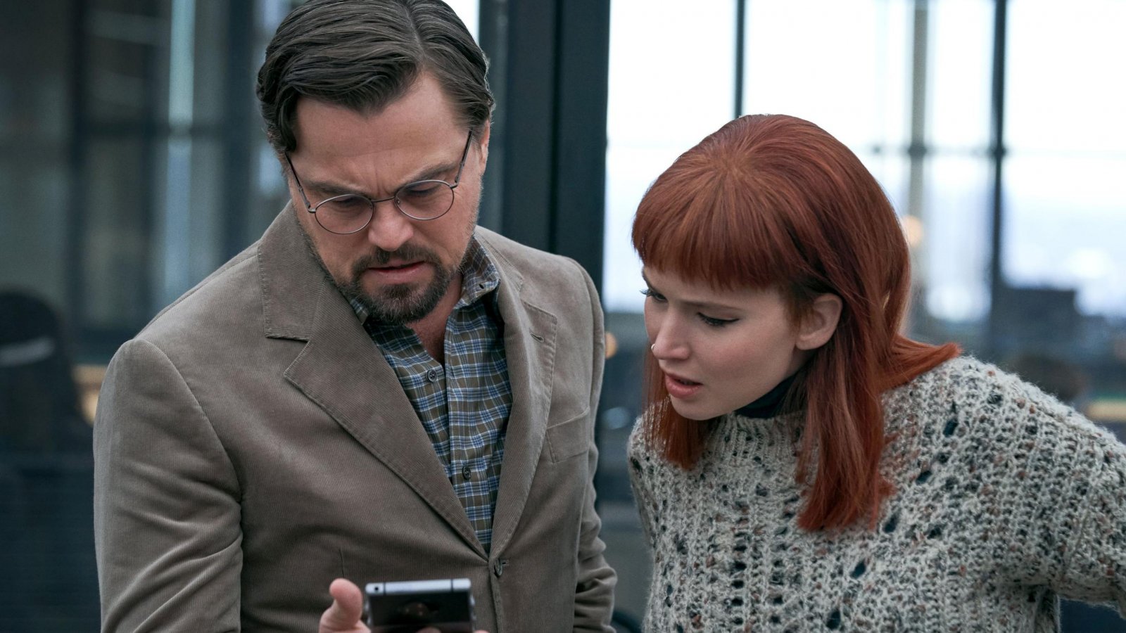 Leonardo DiCaprio e Jennifer Lawrence