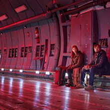 Don't Look Up: Jennifer Lawrence, Leonardo DiCaprio in una sequenza