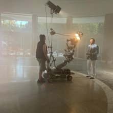 Una sconosciuta: Sebastiano Somma sul set