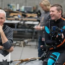 Avatar 2: il regista James Cameron e Sam Worthington riuniti sul set