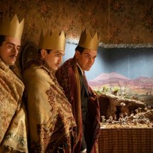 I fratelli De Filippo: Maurio Autore, Domenico Pinelli e Francesco Maccarinelli in una scena del film