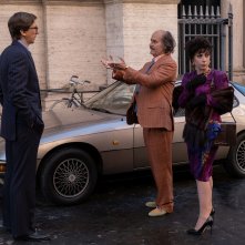 House of Gucci: Adam Driver, Jared Leto e Lady Gaga in un'immagine del film