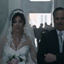 House of Gucci: Lady Gaga durante la scena del matrimonio