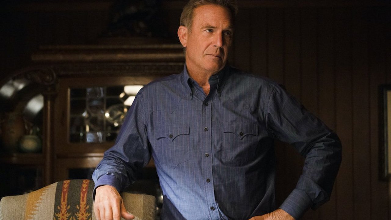 Kevin Costner in una scena di Yellowstone