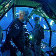Avatar 2: James Cameron e l'attrice Edie Falco nel compound militare