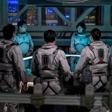 The Silent Sea: il cast in una scena