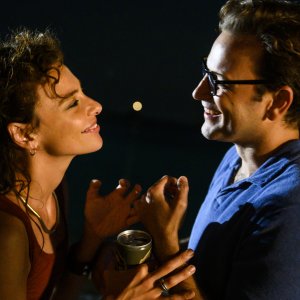 Supereroi: Jasmine Trinca e Alessandro Borghi in una scena del film