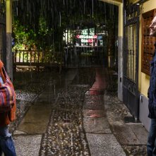 Supereroi: Alessandro Borghi e Jasmine Trinca in una scena