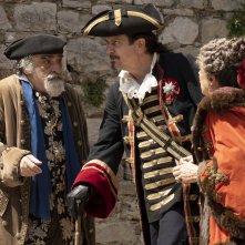 La Befana vien di notte 2 - Le origini: Alessandro Habero, Guia Jelo e Fabio De Luigi in una scena del film