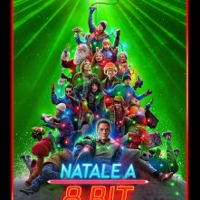 Locandina di Natale a 8 Bit