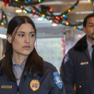 Dexter: New Blood, Julia Jones e Alano Miller in una scena del settimo episodio