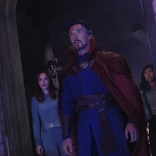 Doctor Strange nel Multiverso della Follia: Benedict Cumberbatch durante una scena