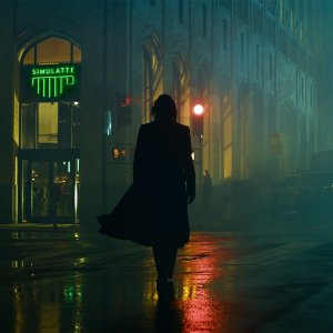 Matrix Resurrections: Keanu Reeves in una scena del film