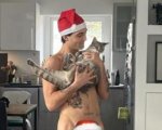 Damiano David nudo per Natale 2021: la foto su Instagram è un regalo