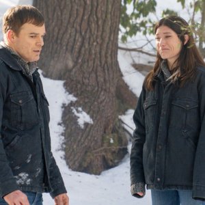 Dexter: New Blood, Michael C. Hall e Jennifer Carpenter in una scena dell'ottavo episodio