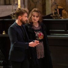 Harry Potter 20th Anniversary: Return to Hogwarts, Daniel Radcliffe e Helna Bonham Carter in una scena del film