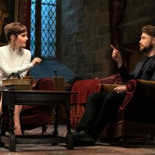 Harry Potter 20th Anniversary: Return to Hogwarts, Emma Watson con Daniel Radcliffe in una scena del film