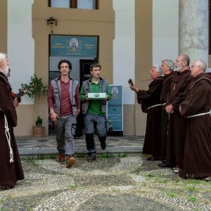 Incastrati: Ficarra e Picone in una scena della serie Netflix