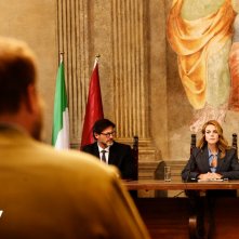 Lasciarsi un giorno a Roma: Claudia Gerini in una scena del film