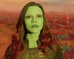 Guardiani della Galassia Vol. 3: Zoe Saldana mostra delle foto dal set in versione Gamora