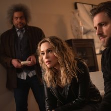 Brazen: Alyssa Milano, Malachi Weir e Sam Page in una scena del film