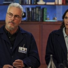 CSI: Vegas - William Patersen e Jorja Fox in una scena