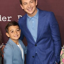 The Tender Bar, Tye Sheridan e il piccolo Daniel Ranieri alla premiere