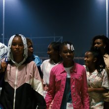 Una famiglia vincente - King Richard: Will Smith, Saniyya Sidnney in una scena del film