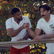 Una famiglia vincente - King Richard: Will Smith con Jon Bernthal in una scena del film