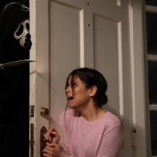 Scream: Jenna Ortega in una scena del film horror