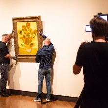 Van Gogh - I Girasoli: una foto dal set del documentario