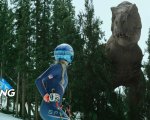 Jurassic World - Il dominio: Mikaela Shiffrin sfugge a un T-Rex nello spot delle Olimpiadi Invernali 2022