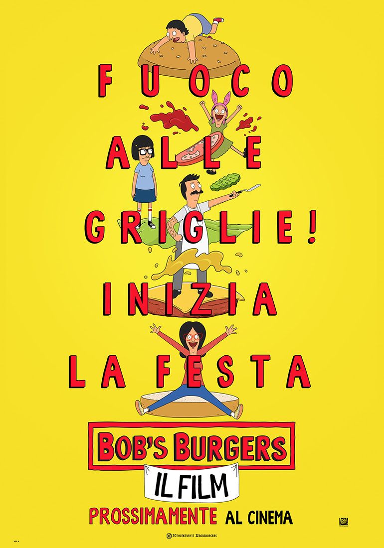 Bob Burger Poster Italiano