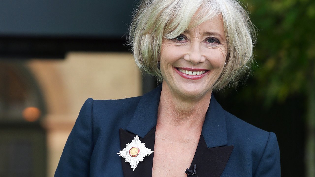 Emma Thompson ad un evento pubblico