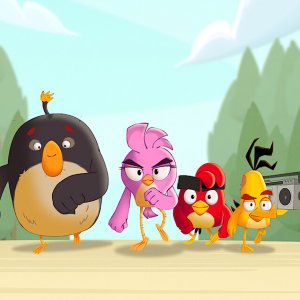 Angry Birds: Summer Madness, una scena della serie animata