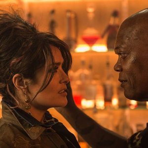 Come ti ammazzo il bodyguard 2 - La moglie del sicario: Salma Hayek e Samuel L. Jackson in una scena