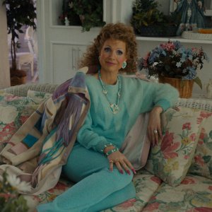 Gli occhi di Tammy Faye: Jessica Chastain in una scena