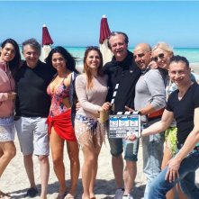 Uno strano weekend al mare: il cast sul set