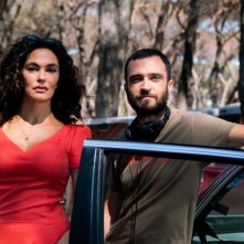 Gli anni belli: Maria Grazia Cucinotta sul set col regista Lorenzo d'Amico De Carvalho