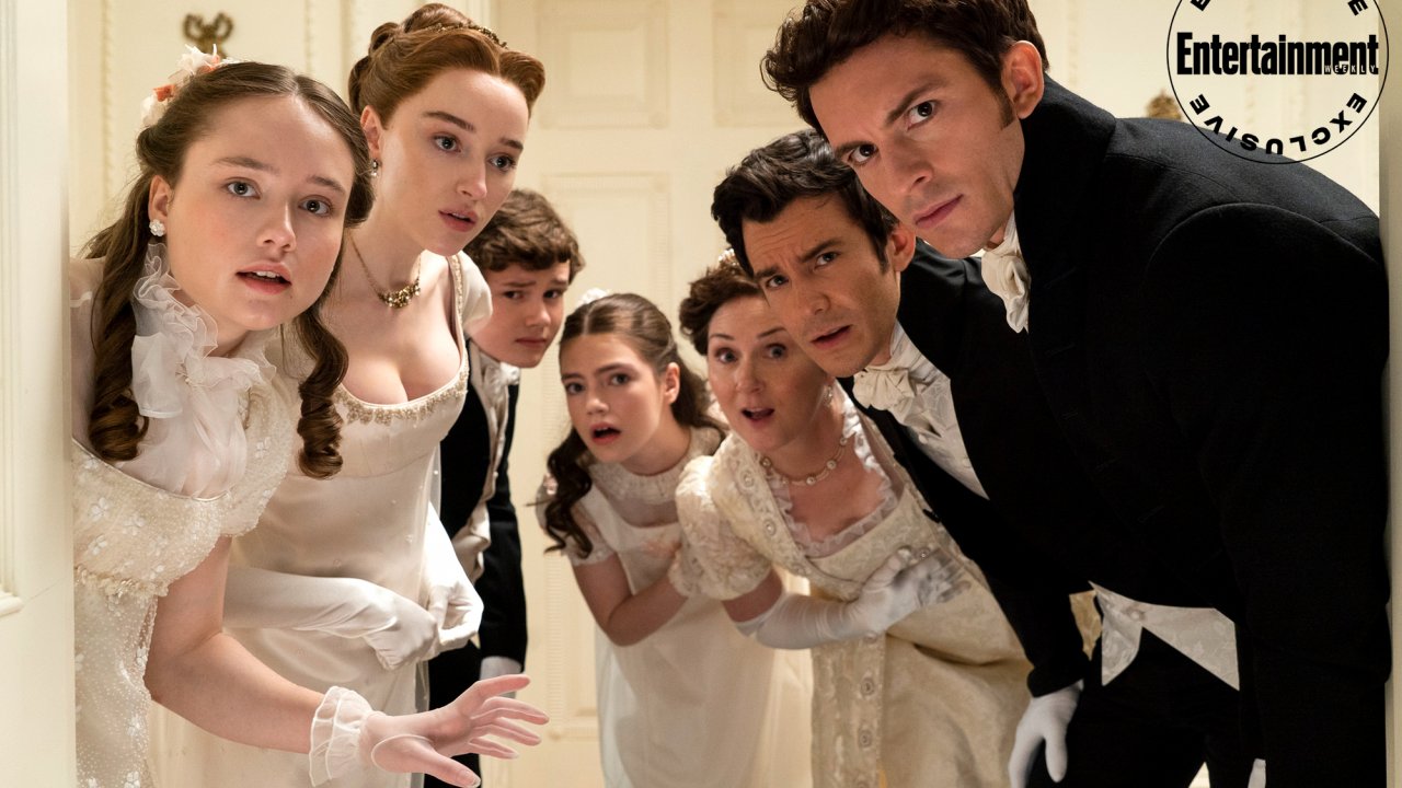 Una scena della serie Netflix di Bridgerton