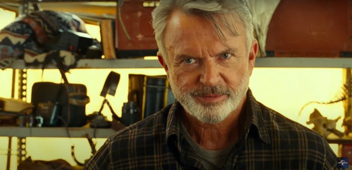 Jurassic World - La rinascita, Sam Neill sorpreso dal riferimento ad Alan Grant: 'È stato un gesto rispettoso'