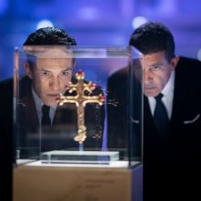 Uncharted: Antonio Banderas durante una scena del film