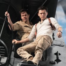 Uncharted: Tom Holland e Mark Wahlberg in una scena action