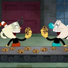 La serie di Cuphead! - Cuphead e Mugman in una scena