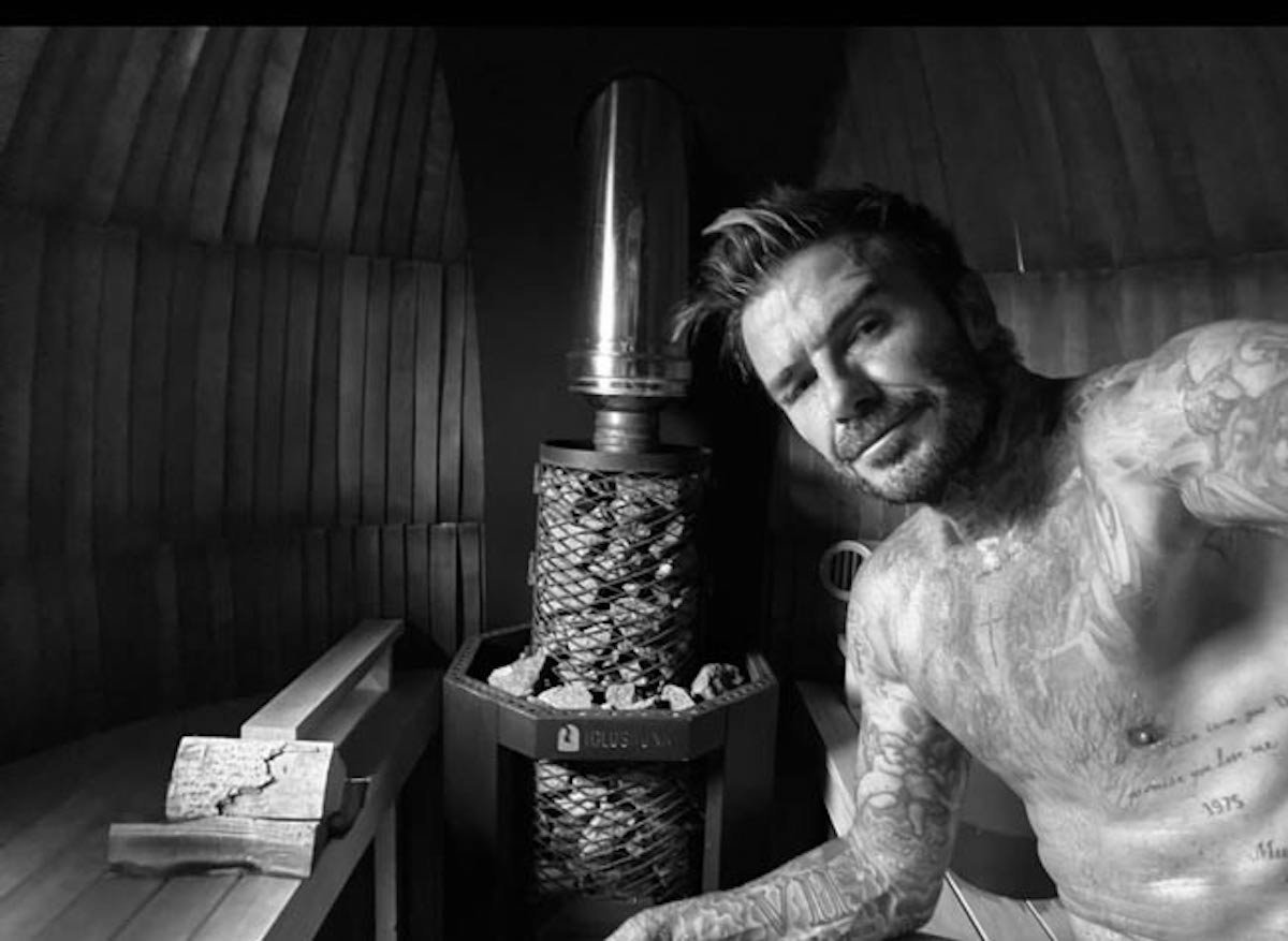 Nudo beckham David Beckham