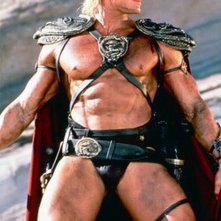 I dominatori dell'universo, Dolph Lundgren con indosso il succinto costume