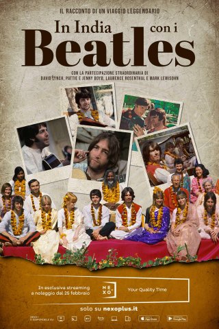 Locandina di In India con i Beatles