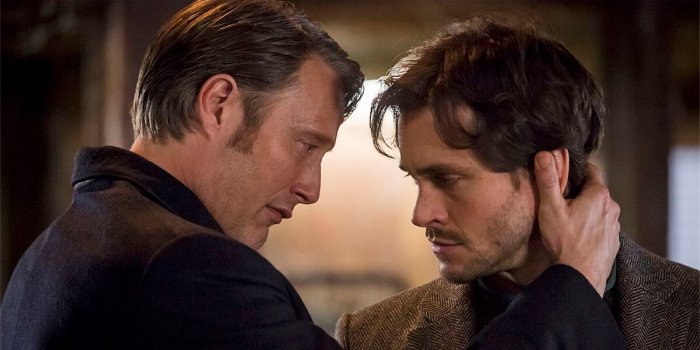Hannibal, Bryan Fuller pentito di non aver girato il bacio tra Hugh Dancy e Mads Mikkelsen